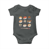 Kawaii Sushi Set Baby Onesie Japanese Food Lover Anime Otaku Manga