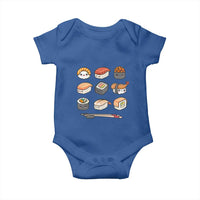 Kawaii Sushi Set Baby Onesie Japanese Food Lover Anime Otaku Manga