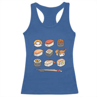 Kawaii Sushi Set Racerback Tank Top Japanese Food Lover Anime Otaku Manga