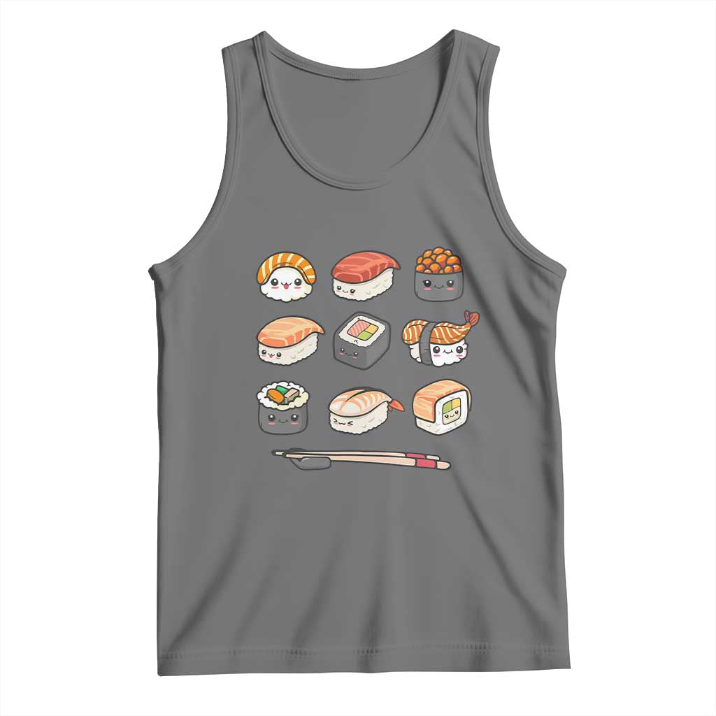 Kawaii Sushi Set Tank Top Japanese Food Lover Anime Otaku Manga