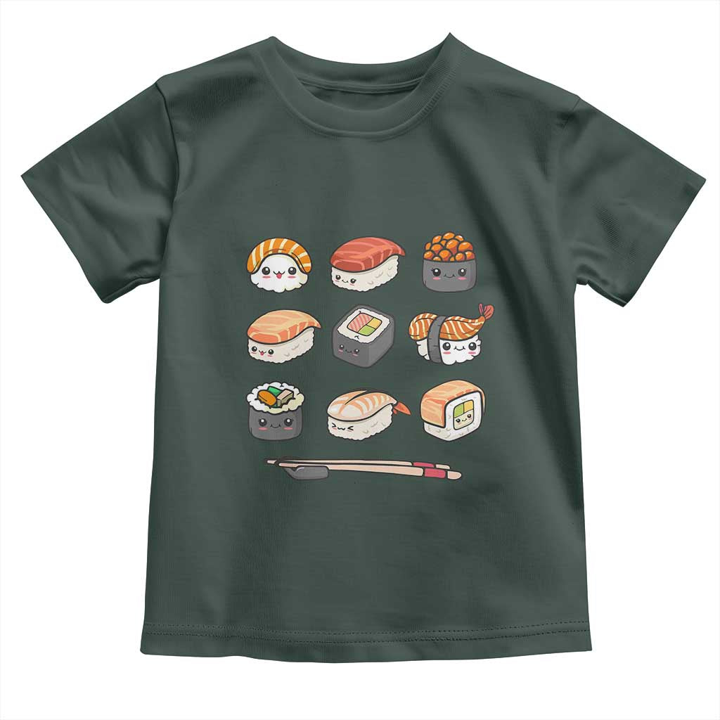 Kawaii Sushi Set Toddler T Shirt Japanese Food Lover Anime Otaku Manga