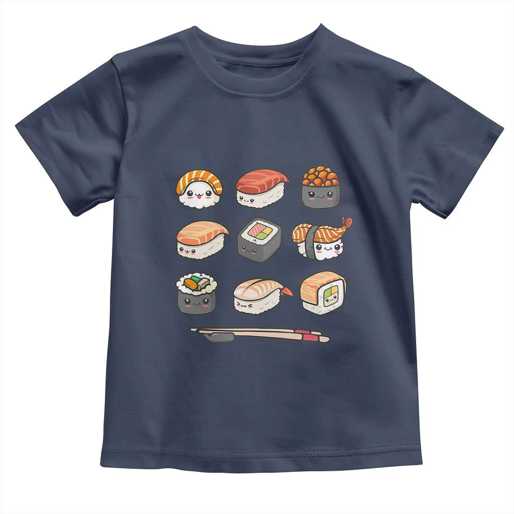 Kawaii Sushi Set Toddler T Shirt Japanese Food Lover Anime Otaku Manga
