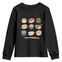 Kawaii Sushi Set Youth Sweatshirt Japanese Food Lover Anime Otaku Manga