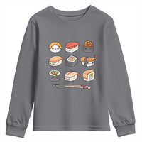 Kawaii Sushi Set Youth Sweatshirt Japanese Food Lover Anime Otaku Manga