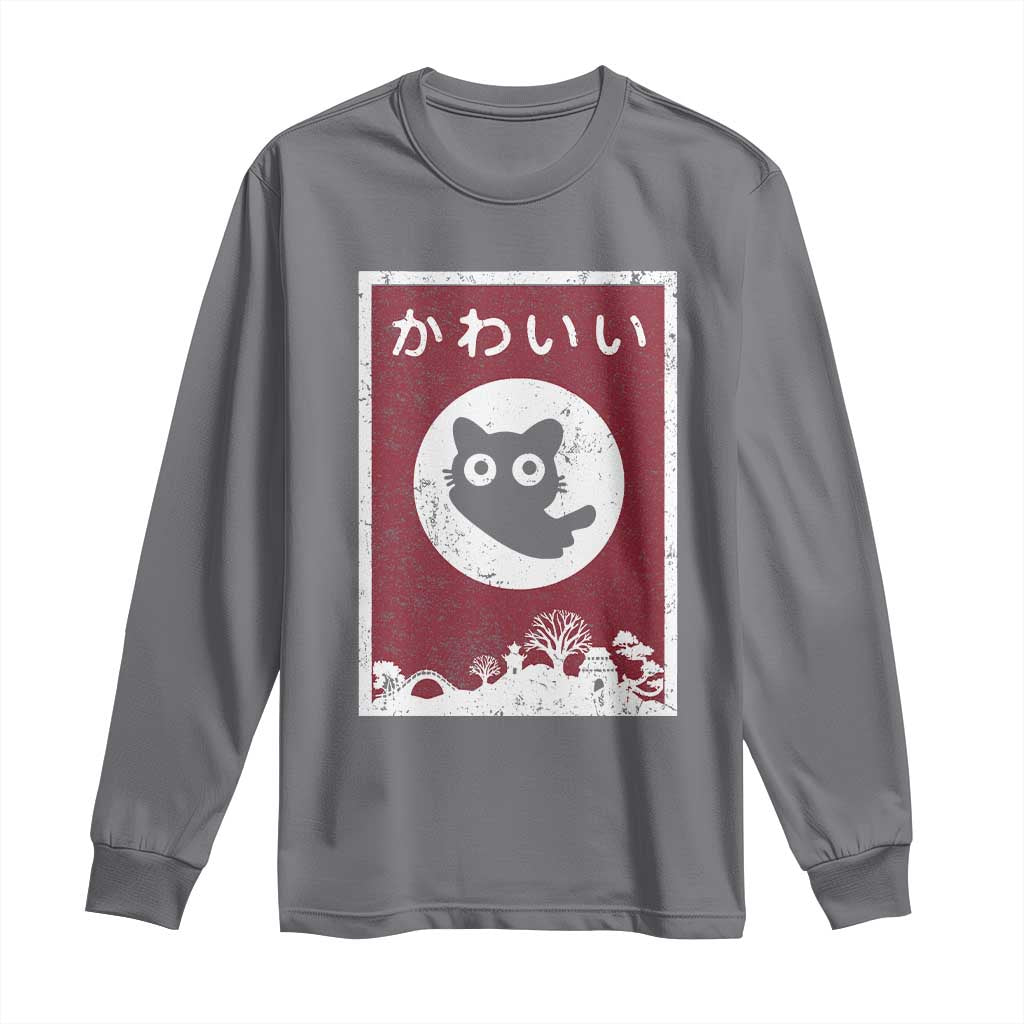 Japanese Kawaii Cat Long Sleeve Shirt Anime Otaku Manga Japan Lover