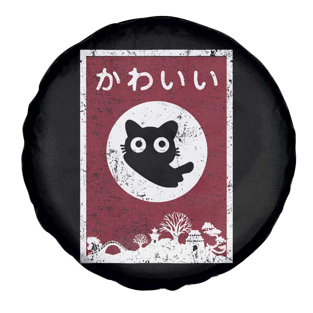 Japanese Kawaii Cat Spare Tire Cover Anime Otaku Manga Japan Lover
