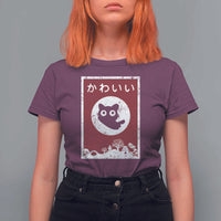 Japanese Kawaii Cat T Shirt For Women Anime Otaku Manga Japan Lover