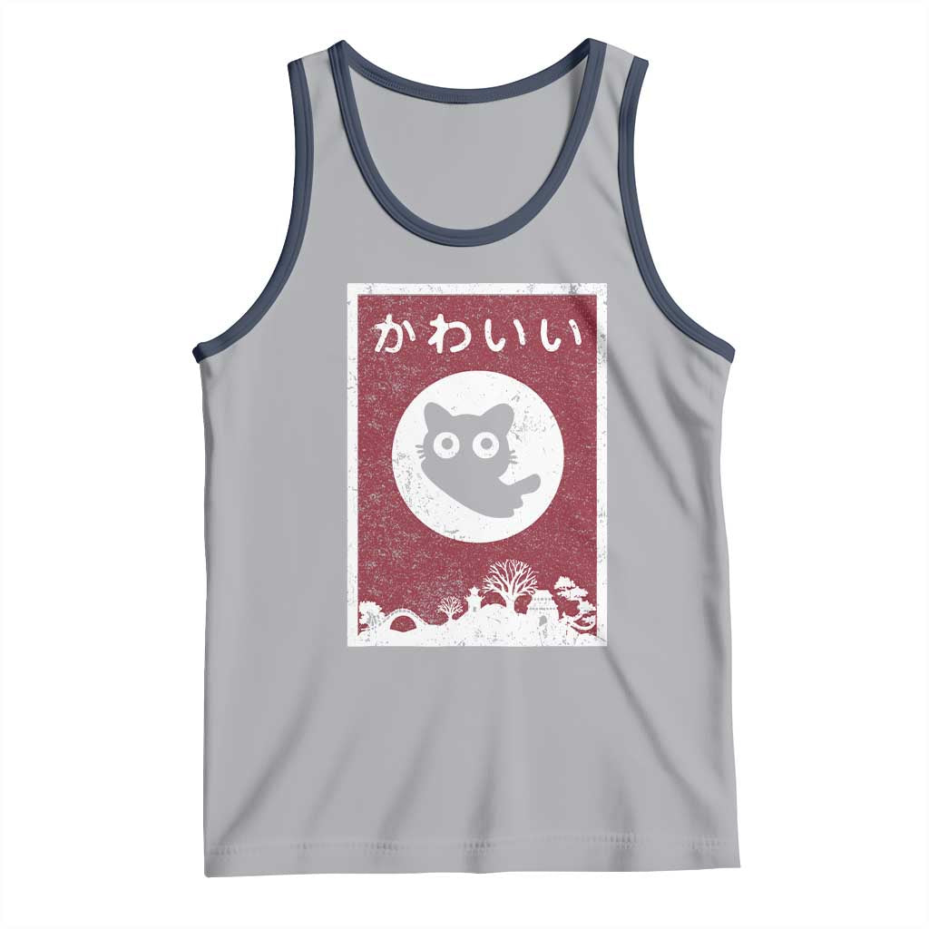Japanese Kawaii Cat Tank Top Anime Otaku Manga Japan Lover