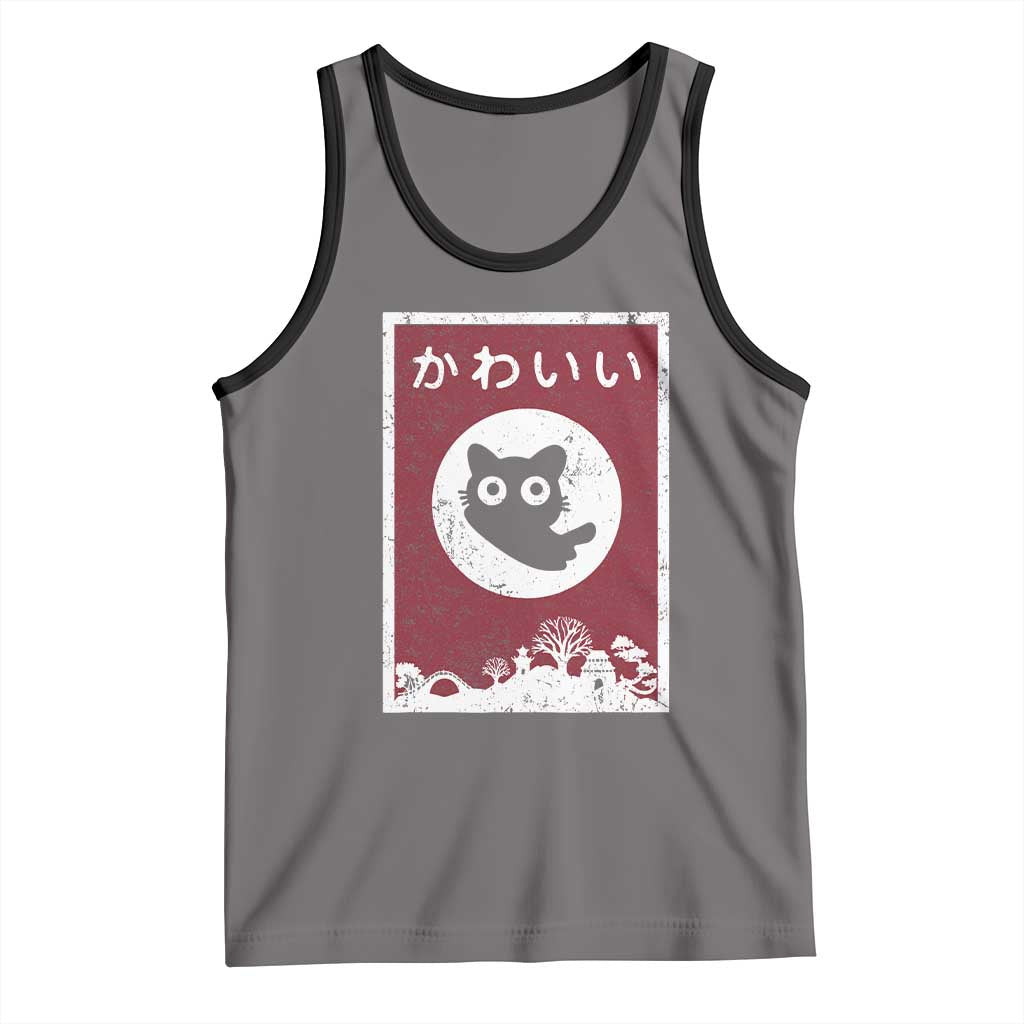 Japanese Kawaii Cat Tank Top Anime Otaku Manga Japan Lover