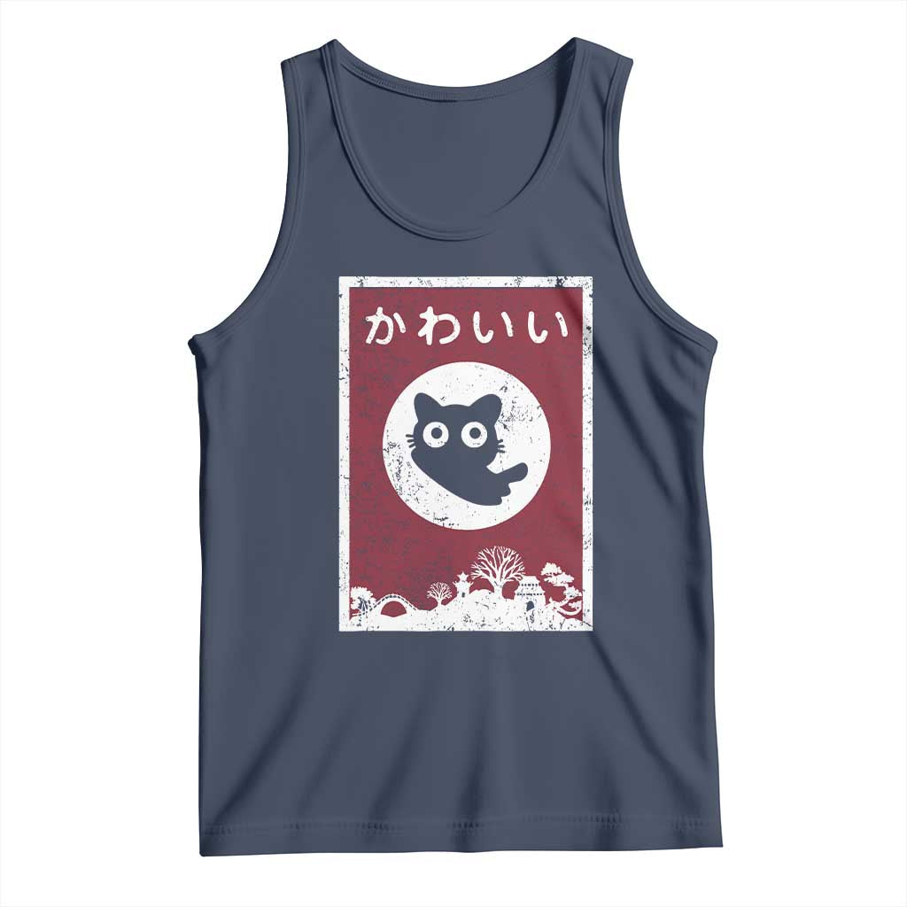 Japanese Kawaii Cat Tank Top Anime Otaku Manga Japan Lover