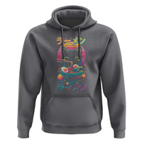 Retro Kawaii Ramen Cat Graphic Hoodie Cute Anime Japanese Japan Inspo - Wonder Print Shop