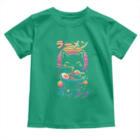 Retro Kawaii Ramen Cat Graphic Toddler T Shirt Cute Anime Japanese Japan Inspo - Wonder Print Shop