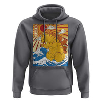 Funny Cat Japanese Anime Kawaii Hoodie Catzilla Meme Retro Vintage Graphic