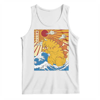 Funny Cat Japanese Anime Kawaii Tank Top Catzilla Meme Retro Vintage Graphic