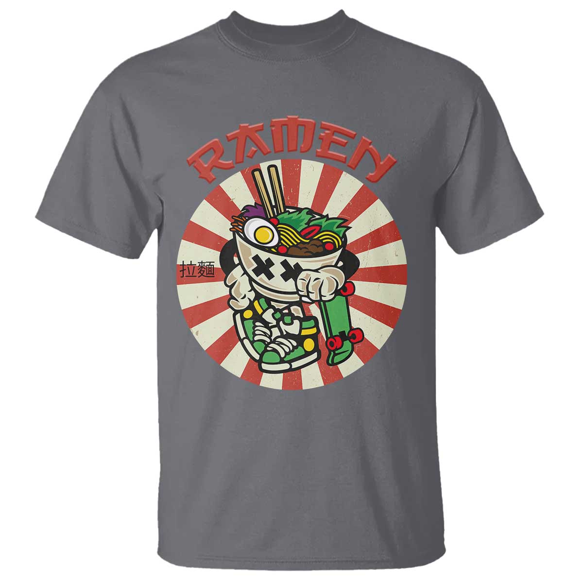 Kawaii Japan Ramen T Shirt Cute Skater Japanese Noodles Anime Skateboard Lover - Wonder Print Shop