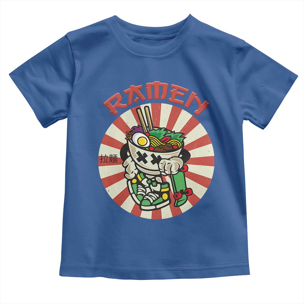 Kawaii Japan Ramen Toddler T Shirt Cute Skater Japanese Noodles Anime Skateboard Lover