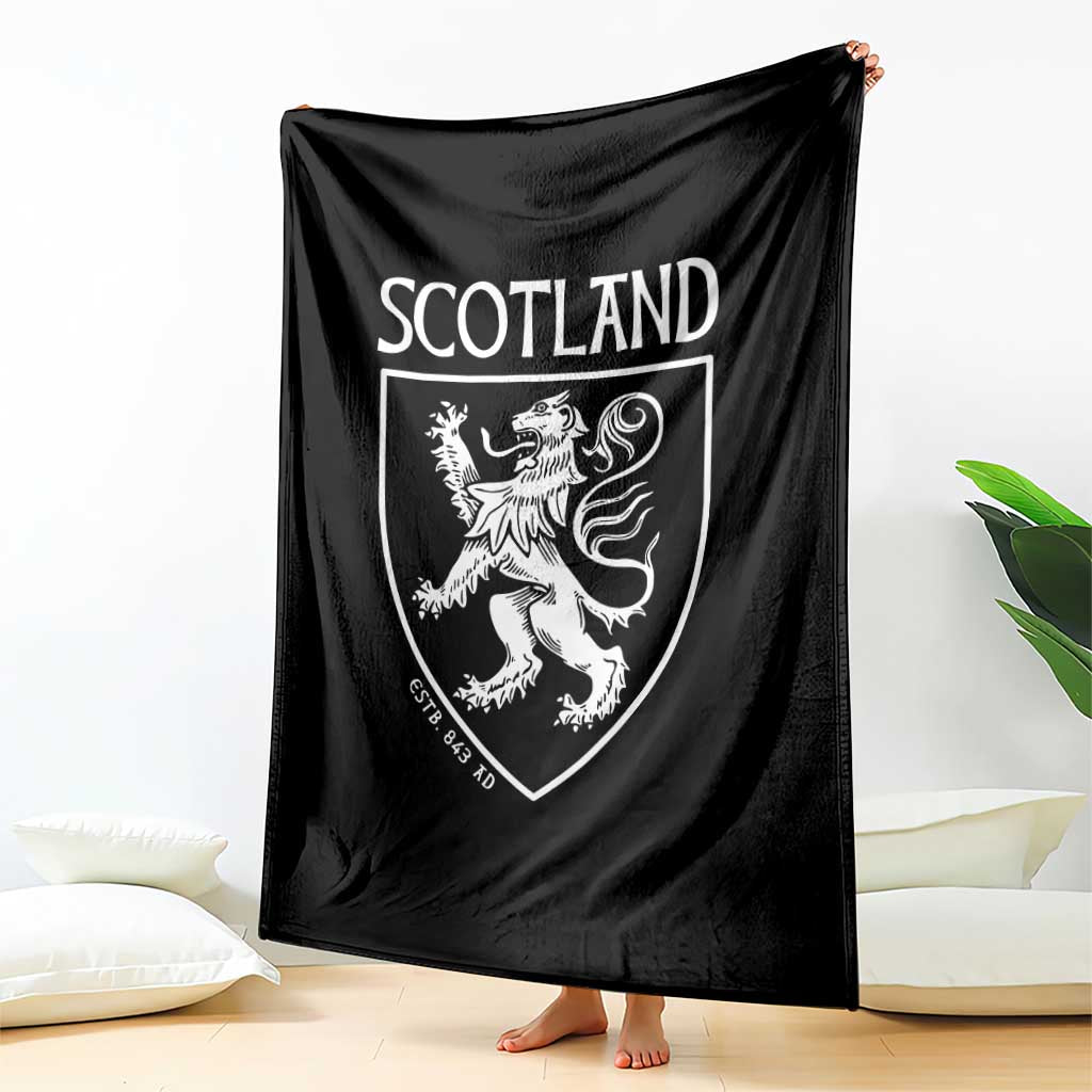 Scotland Lion Rampant Scottish Heritage Pride Graphic Throw Blanket