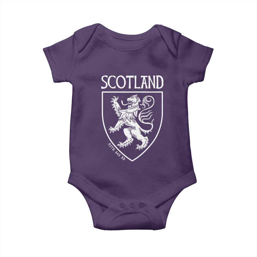 Scotland Lion Rampant Scottish Heritage Pride Graphic Baby Onesie