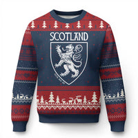 Scotland Lion Rampant Scottish Heritage Pride Graphic Ugly Christmas Sweater