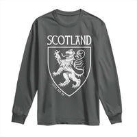 Scotland Lion Rampant Scottish Heritage Pride Graphic Long Sleeve Shirt