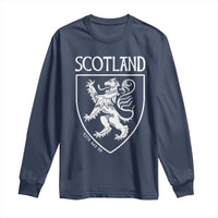 Scotland Lion Rampant Scottish Heritage Pride Graphic Long Sleeve Shirt