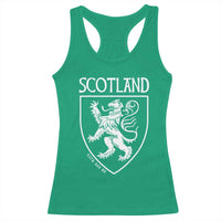 Scotland Lion Rampant Scottish Heritage Pride Graphic Racerback Tank Top