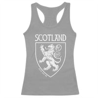 Scotland Lion Rampant Scottish Heritage Pride Graphic Racerback Tank Top
