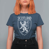Scotland Lion Rampant Scottish Heritage Pride Graphic T Shirt For Women