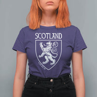 Scotland Lion Rampant Scottish Heritage Pride Graphic T Shirt For Women