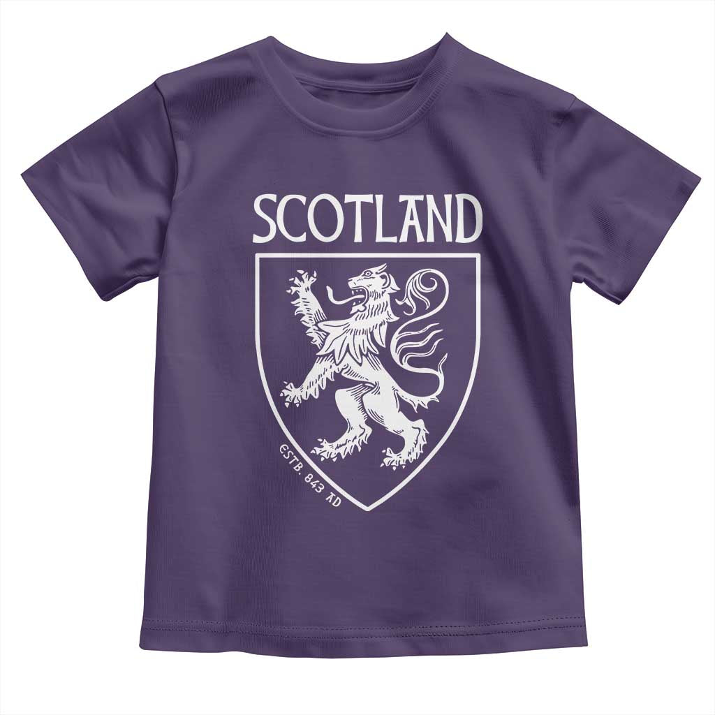 Scotland Lion Rampant Scottish Heritage Pride Graphic Toddler T Shirt