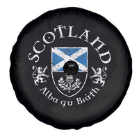 Scotland Alba gu Brath Scottish Thistle Emblem Spare Tire Cover Distressed Vintage Scottish Heritage Pride