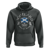 Scotland Alba gu Brath Scottish Thistle Emblem Hoodie Distressed Vintage Scottish Heritage Pride