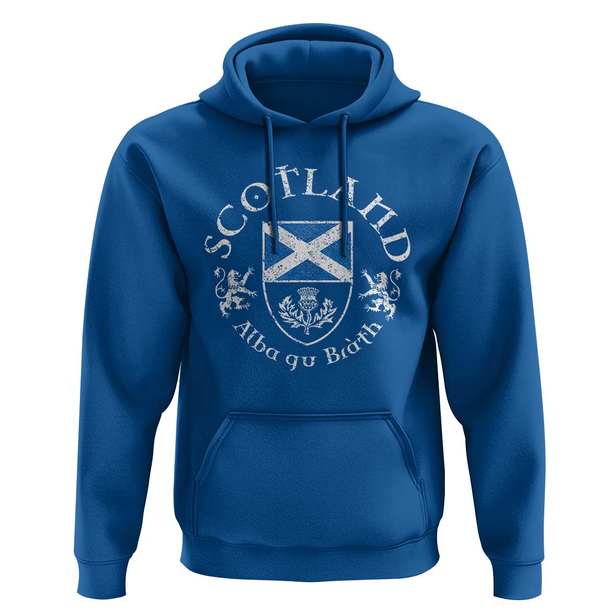 Scotland Alba gu Brath Scottish Thistle Emblem Hoodie Distressed Vintage Scottish Heritage Pride