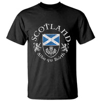 Scotland Alba gu Brath Scottish Thistle Emblem T Shirt Distressed Vintage Scottish Heritage Pride