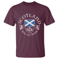 Scotland Alba gu Brath Scottish Thistle Emblem T Shirt Distressed Vintage Scottish Heritage Pride