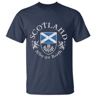 Scotland Alba gu Brath Scottish Thistle Emblem T Shirt Distressed Vintage Scottish Heritage Pride