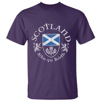 Scotland Alba gu Brath Scottish Thistle Emblem T Shirt Distressed Vintage Scottish Heritage Pride