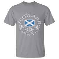 Scotland Alba gu Brath Scottish Thistle Emblem T Shirt Distressed Vintage Scottish Heritage Pride