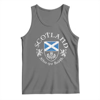 Scotland Alba gu Brath Scottish Thistle Emblem Tank Top Distressed Vintage Scottish Heritage Pride