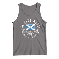 Scotland Alba gu Brath Scottish Thistle Emblem Tank Top Distressed Vintage Scottish Heritage Pride