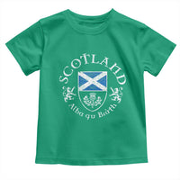 Scotland Alba gu Brath Scottish Thistle Emblem Toddler T Shirt Distressed Vintage Scottish Heritage Pride