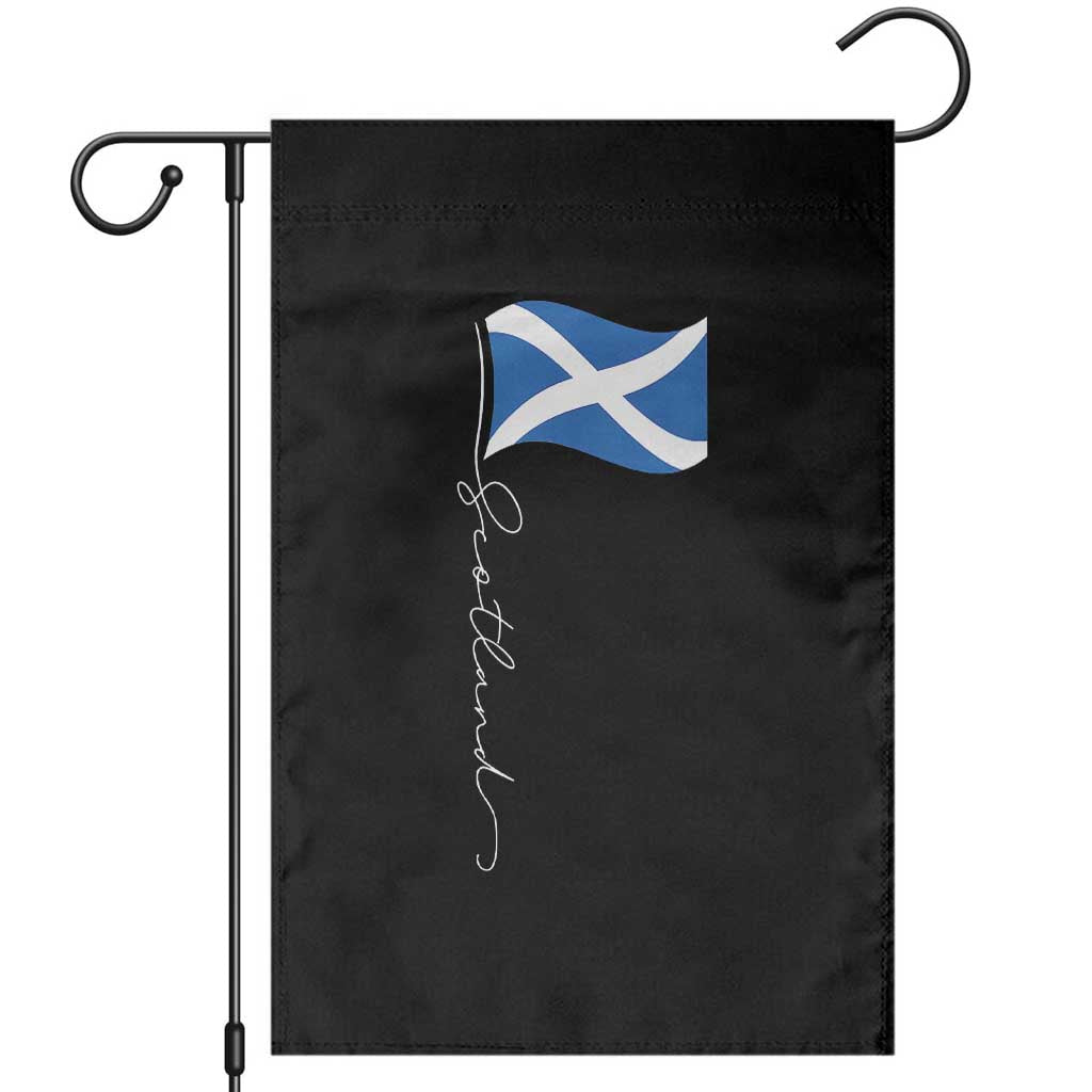 Scotland Saltire Waving Flag Garden Flag Minimalist Scottish Heritage Pride