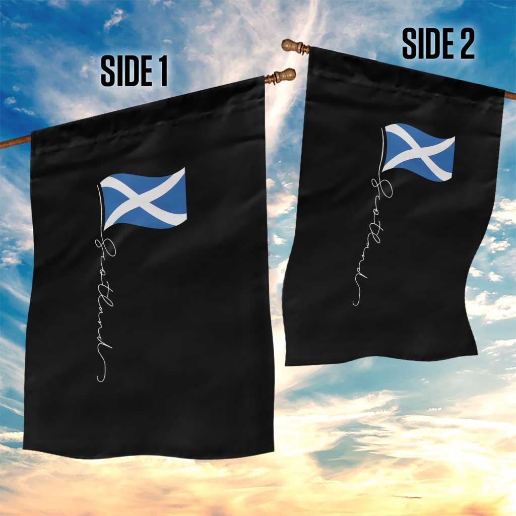 Scotland Saltire Waving Flag Garden Flag Minimalist Scottish Heritage Pride