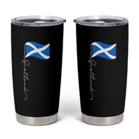 Scotland Saltire Waving Flag Tumbler Cup Minimalist Scottish Heritage Pride