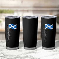 Scotland Saltire Waving Flag Tumbler Cup Minimalist Scottish Heritage Pride