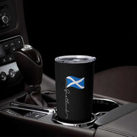 Scotland Saltire Waving Flag Tumbler Cup Minimalist Scottish Heritage Pride