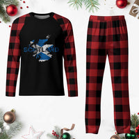 Scotland Map Saltire Flag Scottish Heritage Plaid Pajama Set Vintage Country Pride