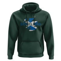 Scotland Map Saltire Flag Scottish Heritage Hoodie Vintage Country Pride
