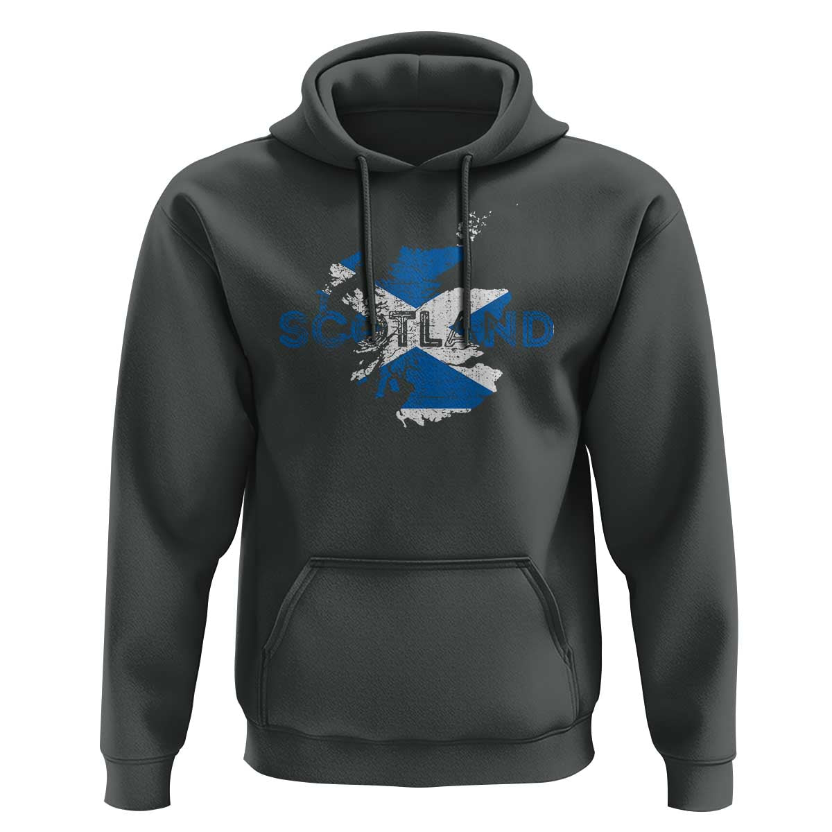 Scotland Map Saltire Flag Scottish Heritage Hoodie Vintage Country Pride