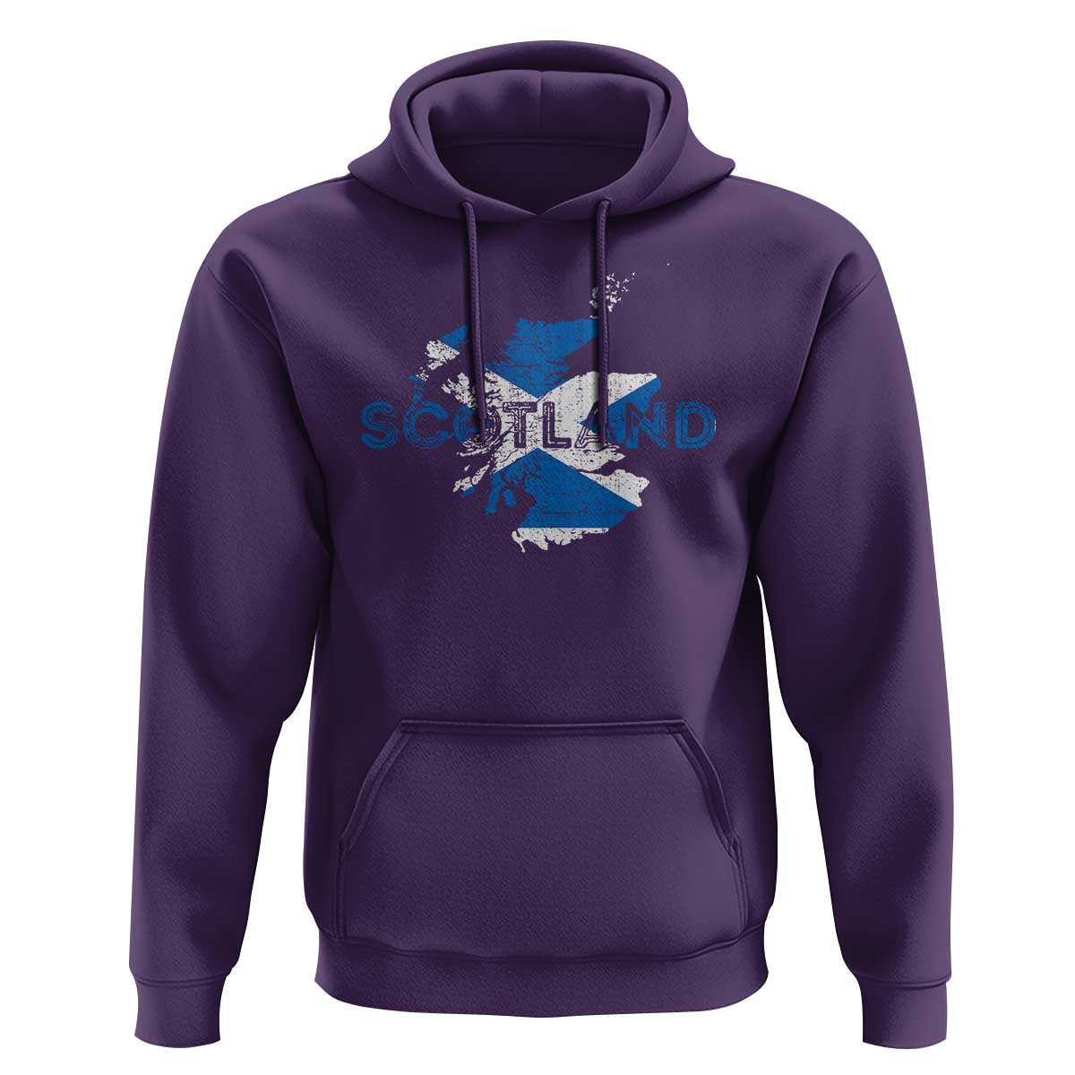 Scotland Map Saltire Flag Scottish Heritage Hoodie Vintage Country Pride